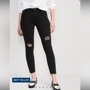 Old navy | Mid-Rise Rockstar Super-Skinny Ankle Jeans size 4